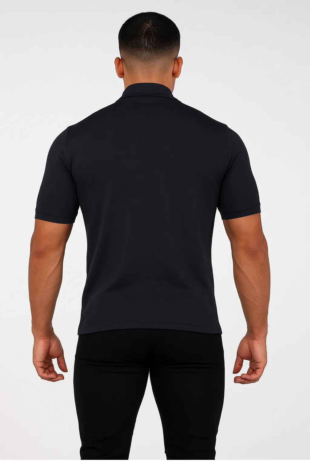 Polo Zippé | Louis – Noir