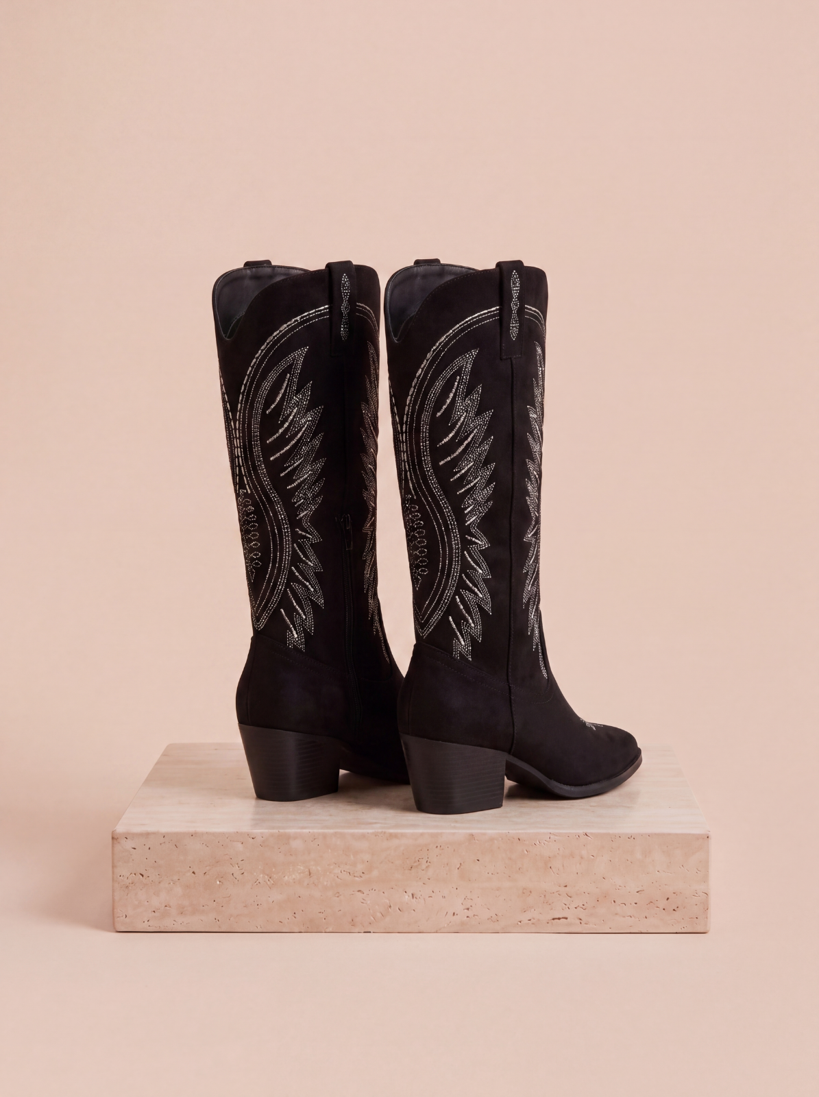 Women's suede western boots