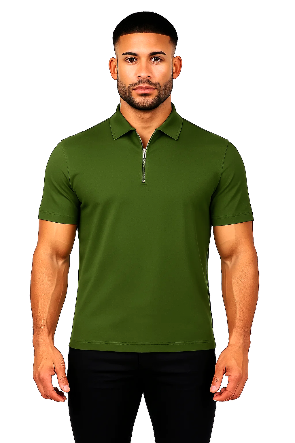 Polo Zippé | Pascal – Vert