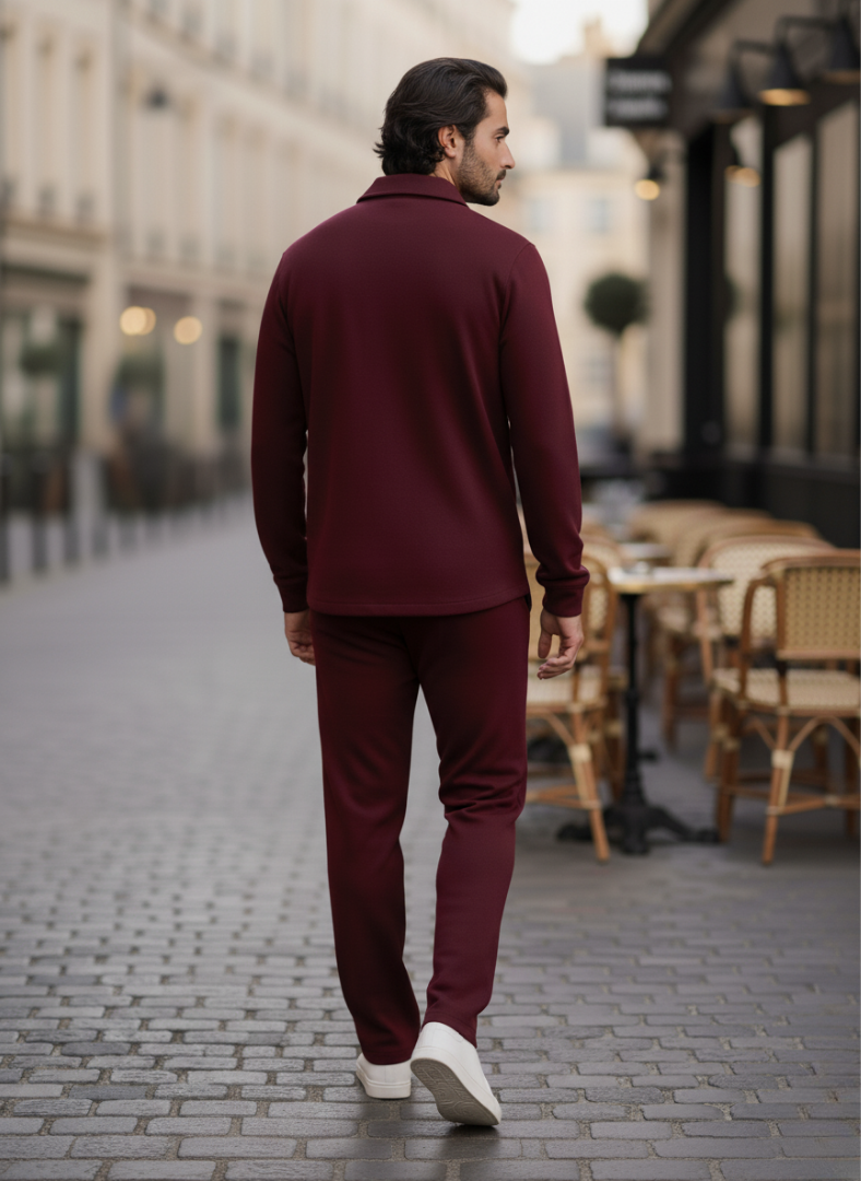 Ensemble Deux Pièces à Boutons pour Homme