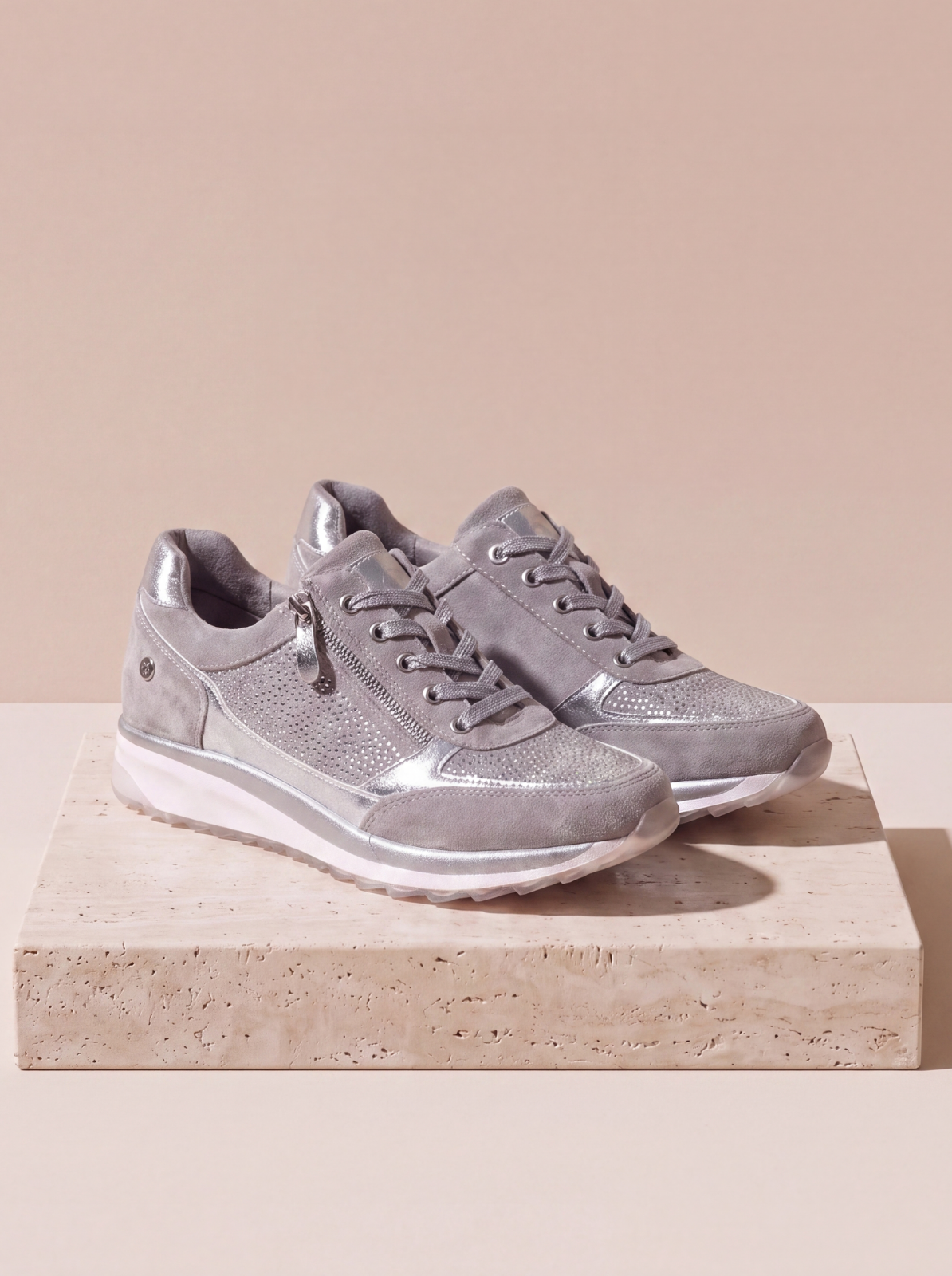 Casual lace-up sneakers for women