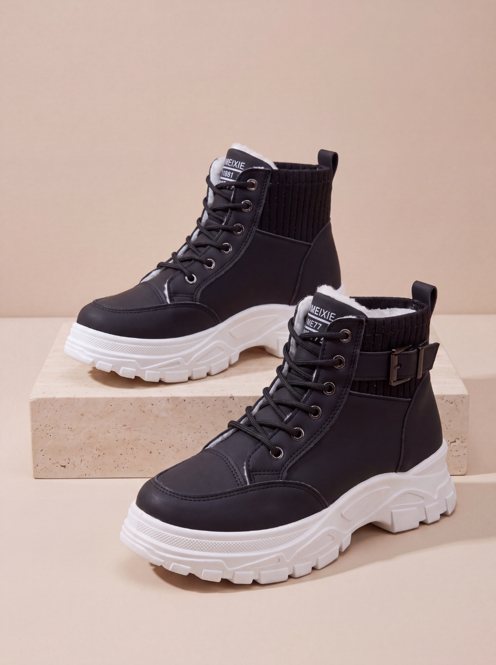 Women's platform ankle boots
