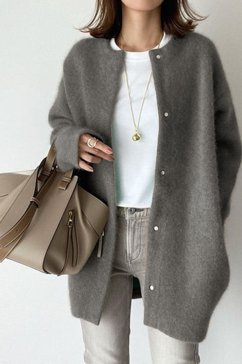 Cardigan Femme Laine Luxe & Coupe Décontractée