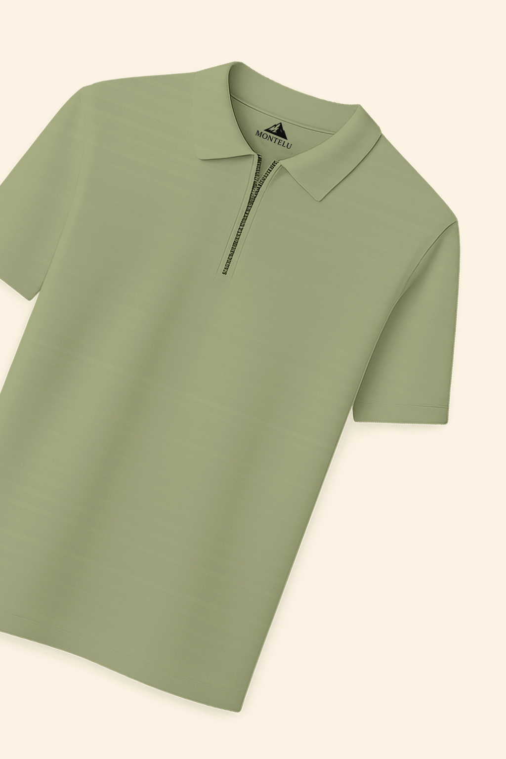 Polo Zippé | Mathéo – Sauge