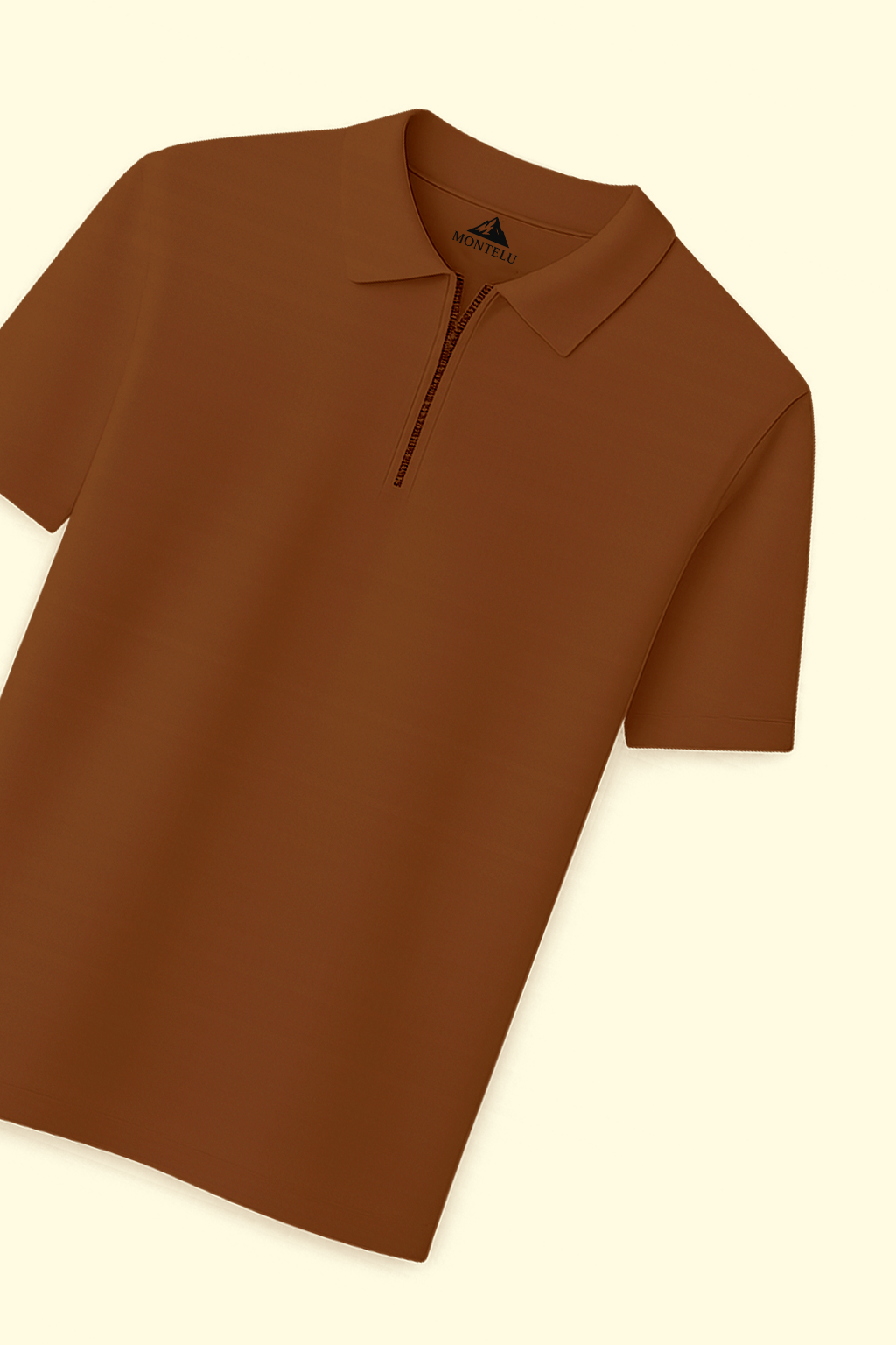 Polo Zippé | Léo – Moka