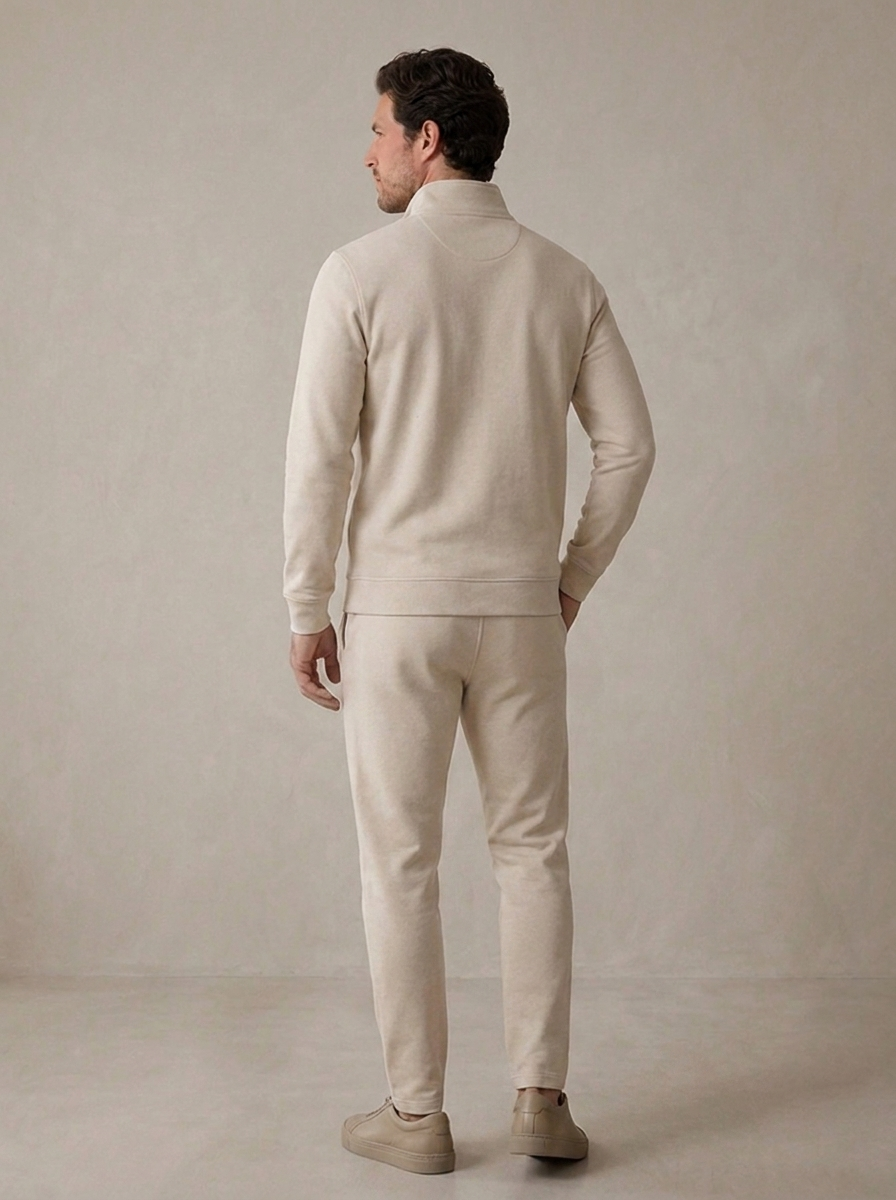 Men's casual tracksuit with tapered joggers