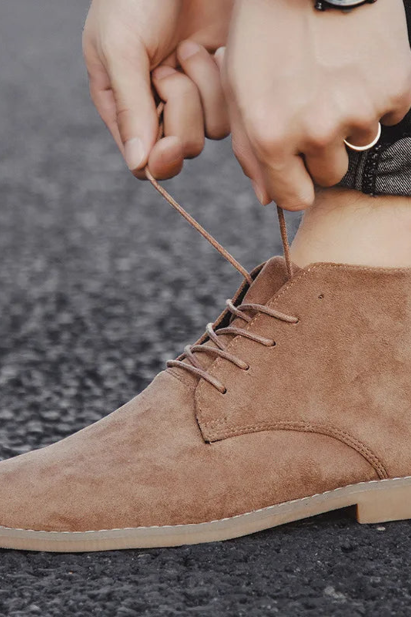 Bottes Élégantes & Confortables en Cuir Homme