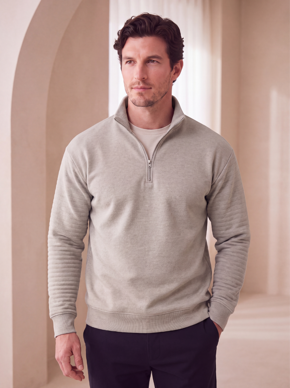 Men's regular fit knit jumper