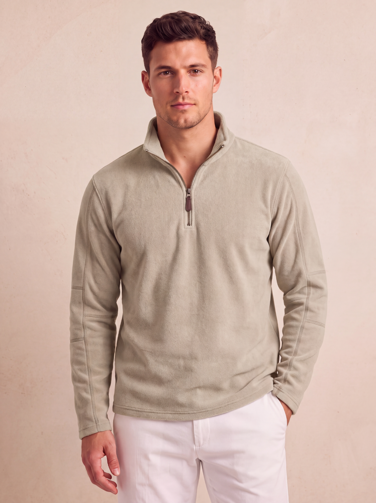 Men's half-zip sweatshirt