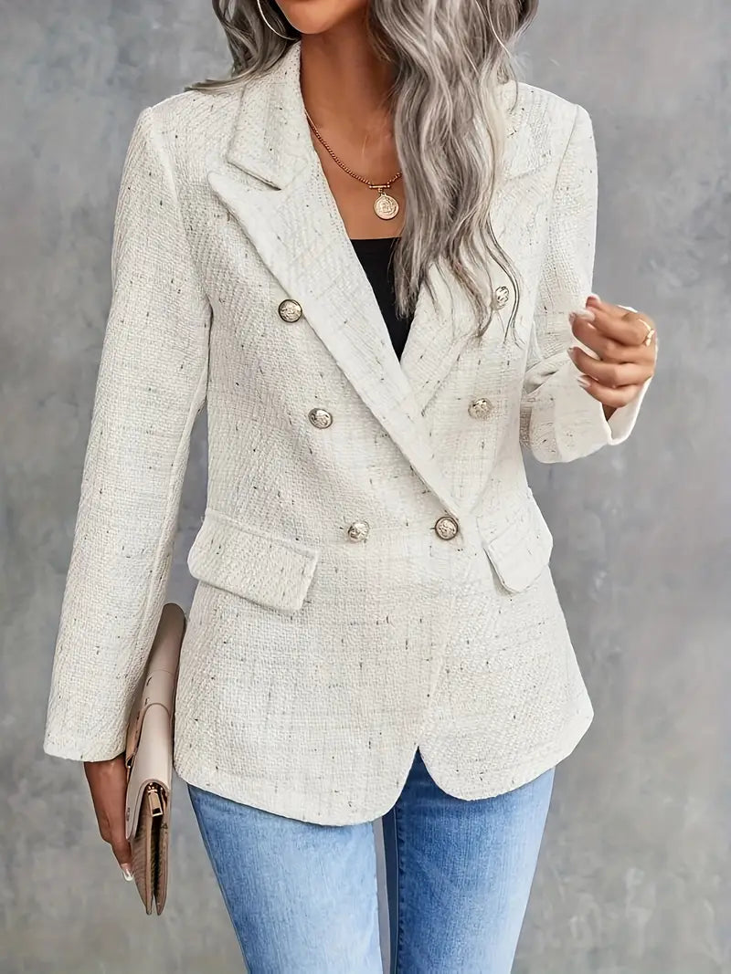 Blazer en tweed pour femme