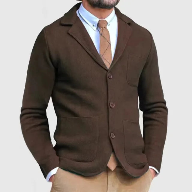 Blazer Tricot Décontracté Homme