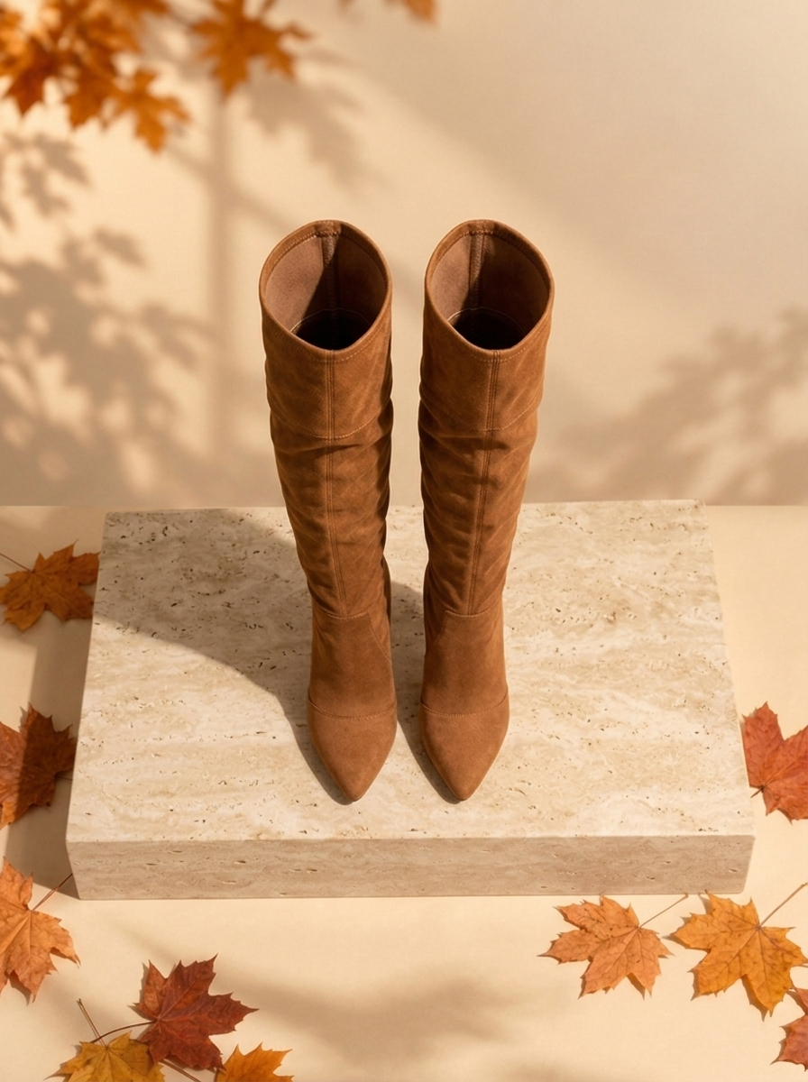 Women's pointed toe boots for autumn outfits