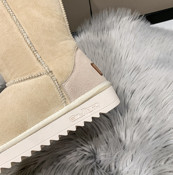 Bottes Mi-Mollet à Fermeture Latérale Femme