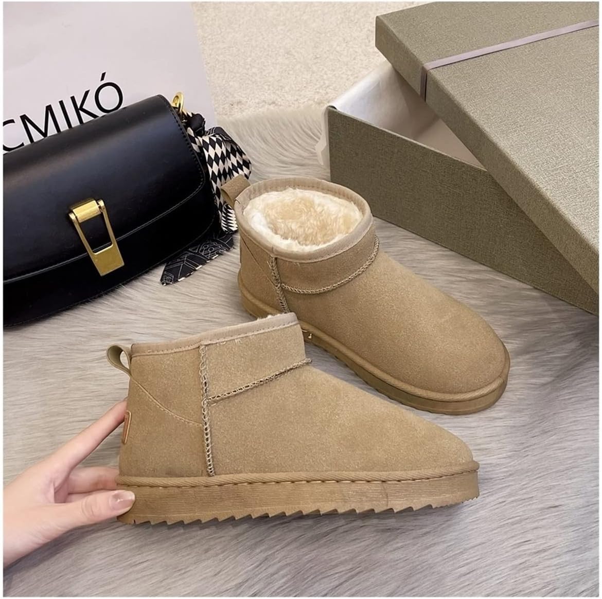 Bottines à Semelle Plateforme Femme