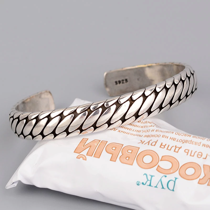 Bracelet en Argent Design Urbain Unisexe