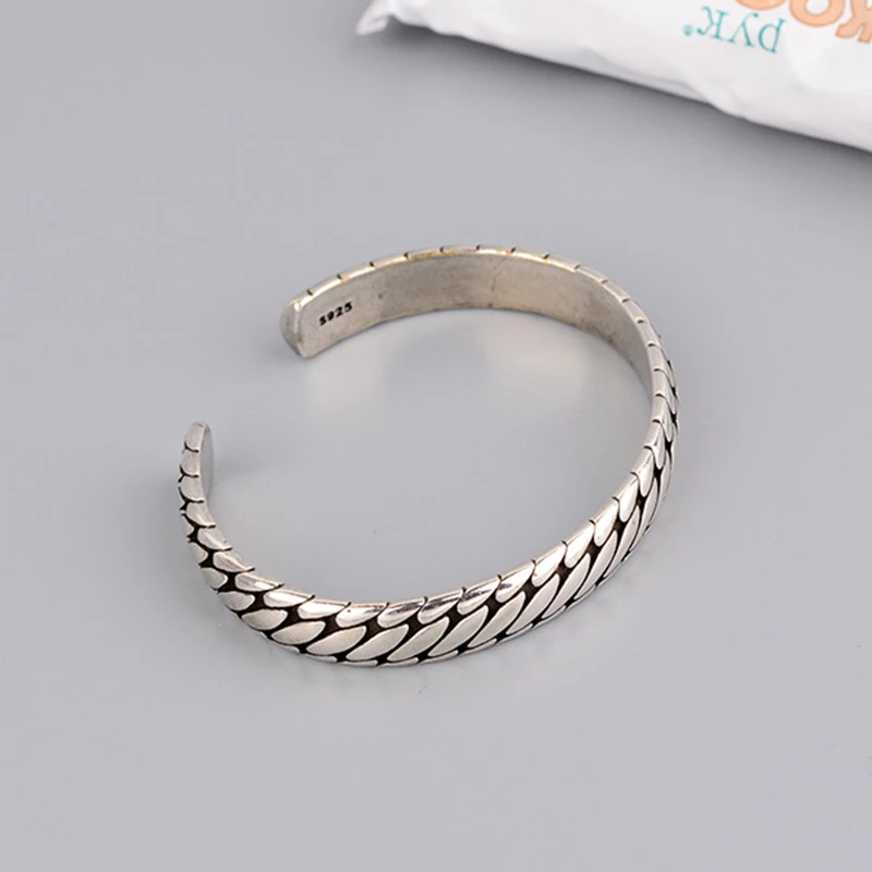 Bracelet en Argent Design Urbain Unisexe