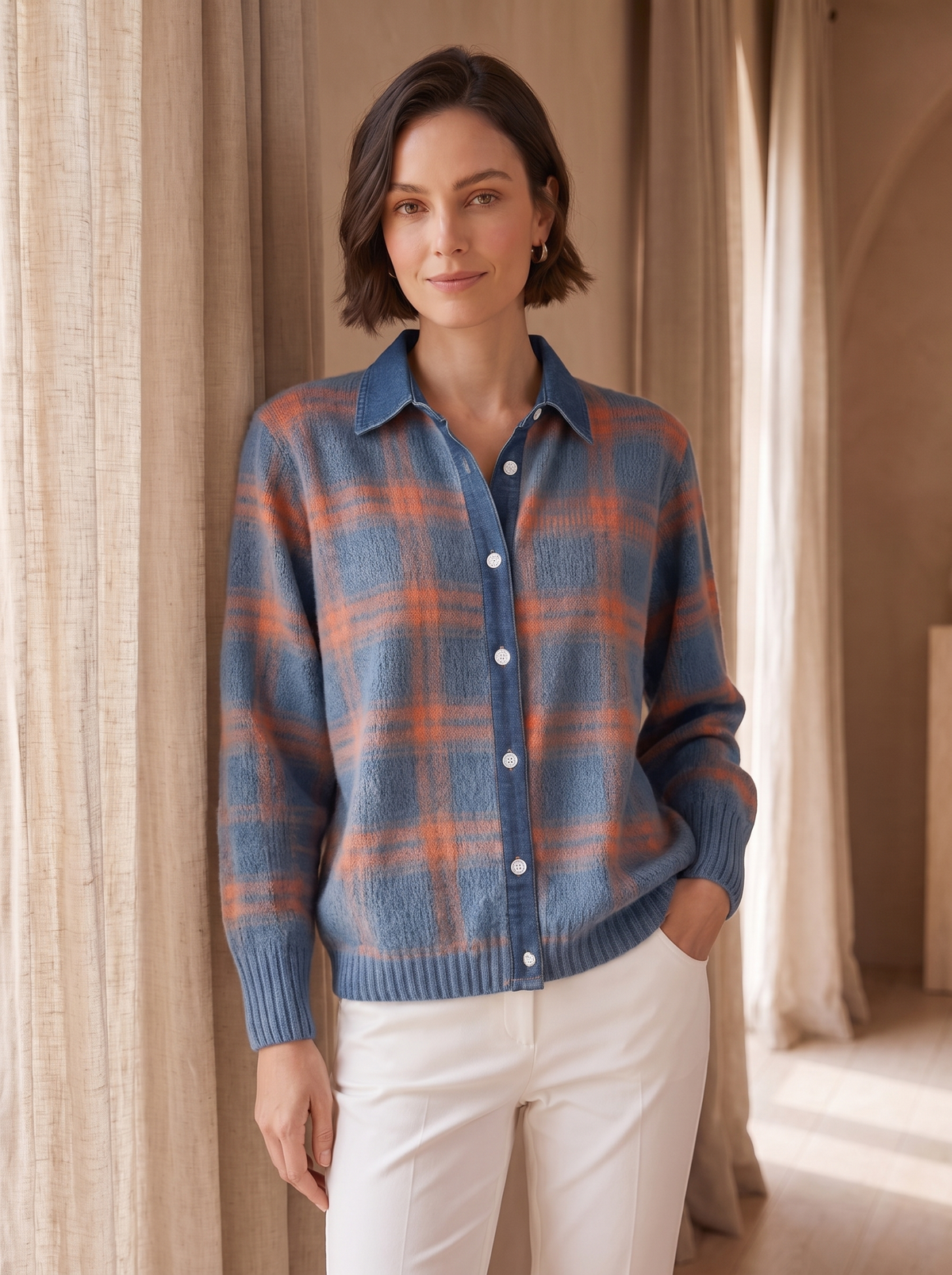 Women's knit cardigan