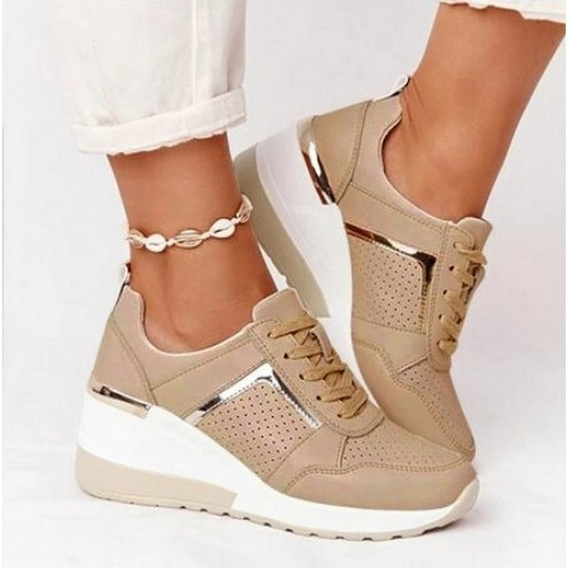 Baskets compensées pour Femme