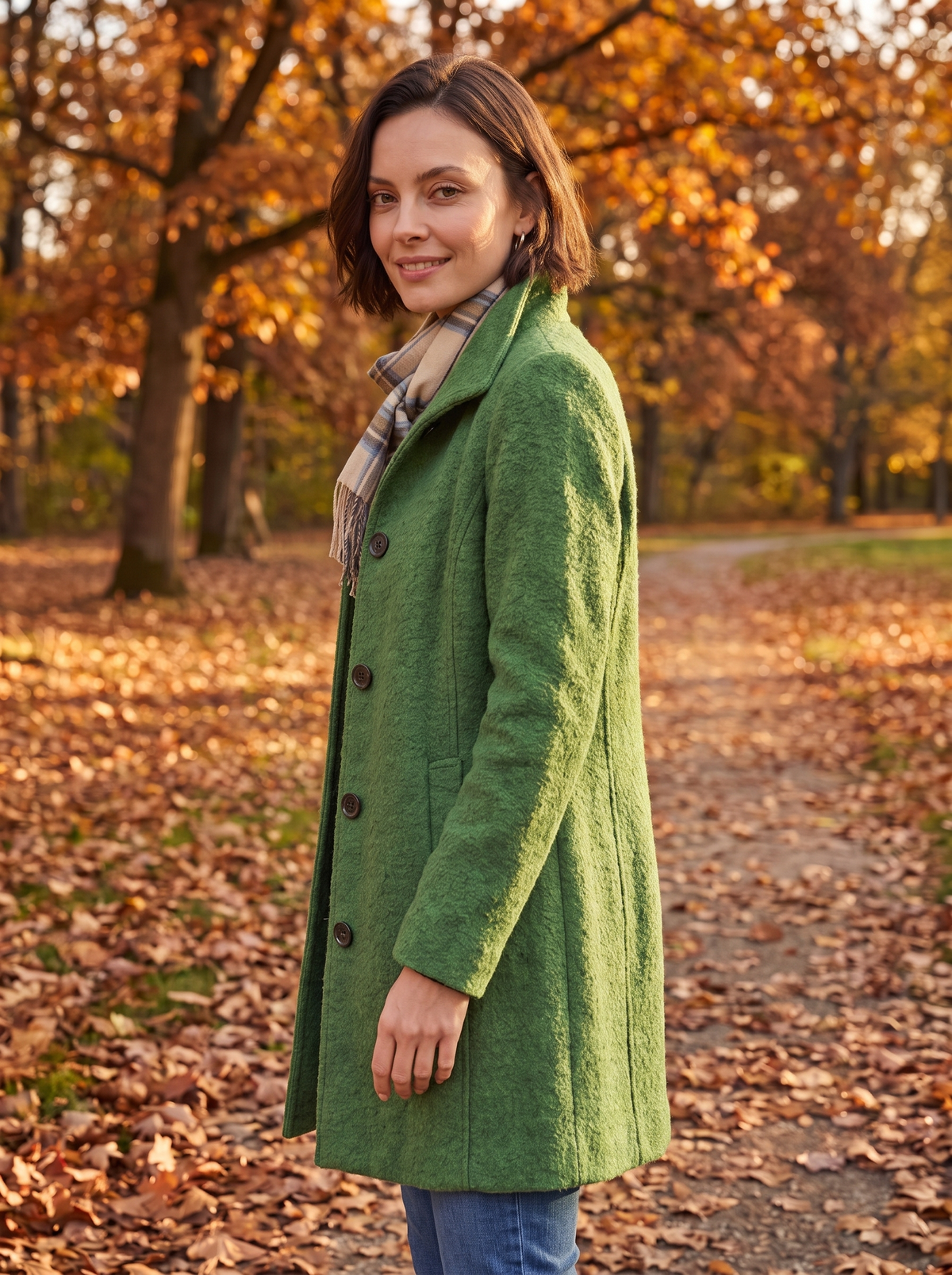 Women's cosy fleece coat