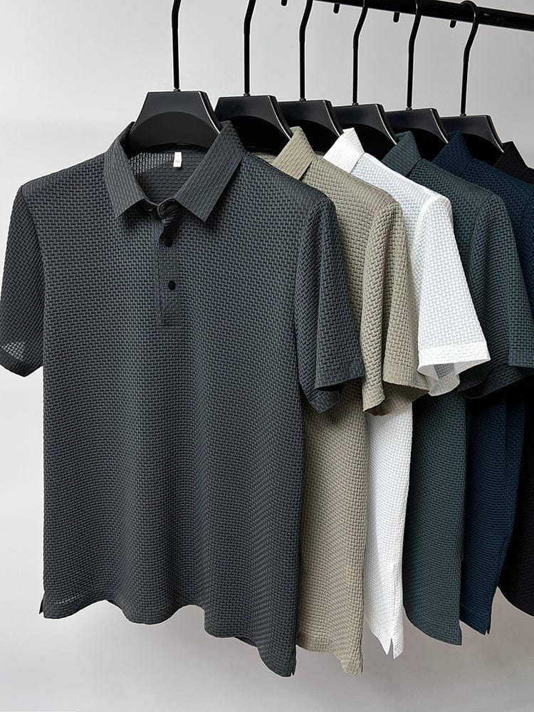 Cotton Polo Shirt Slim Fit Men 7