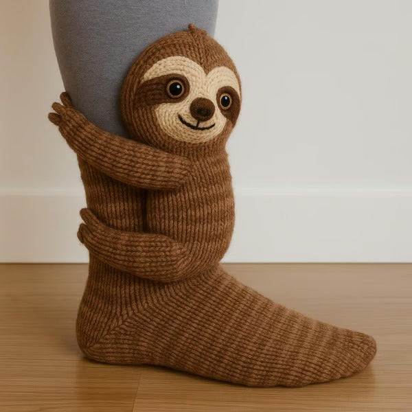 Cotton socks with three-dimensional animal ears novelty design for women