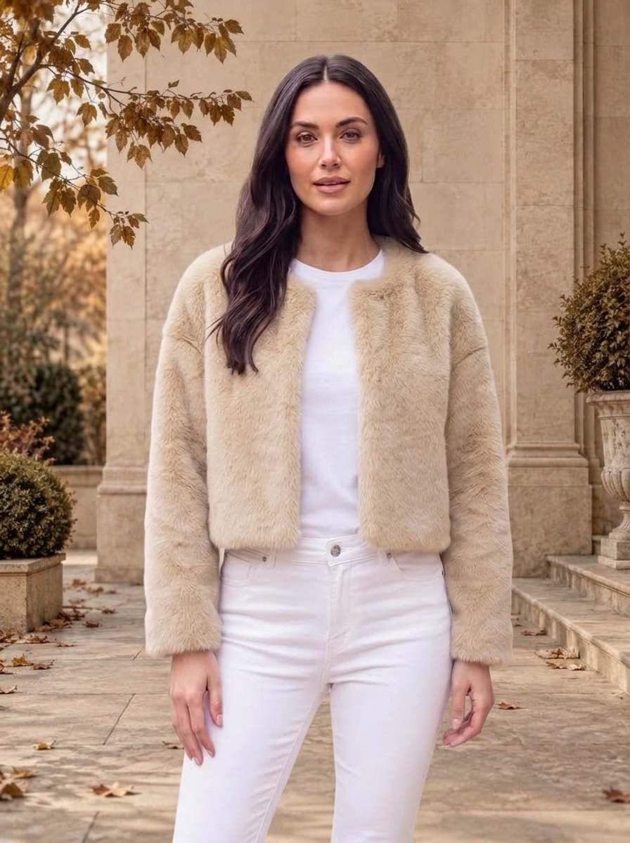 Women's structured casual jacket for autumn