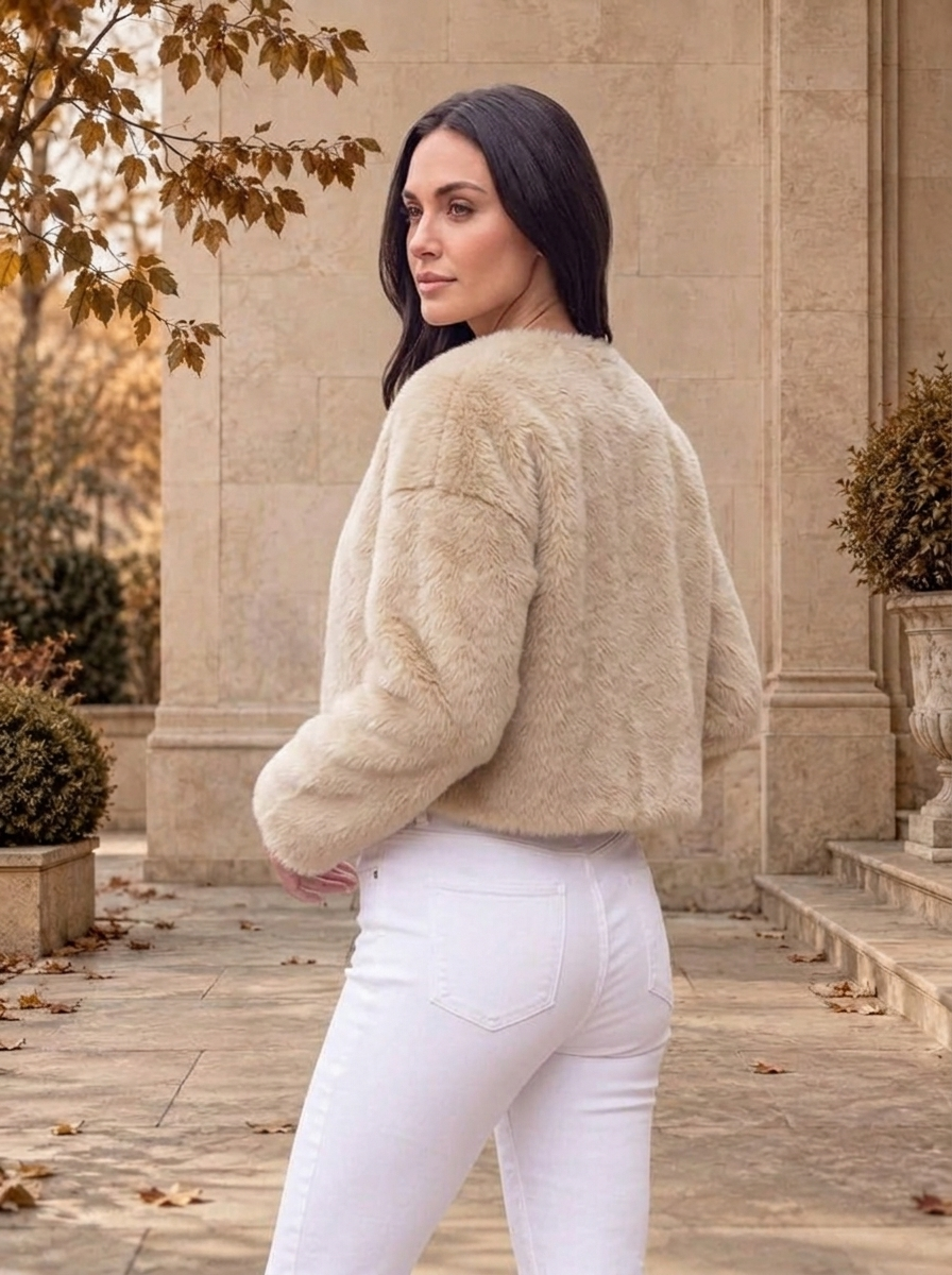 Women's relaxed fit jacket for autumn