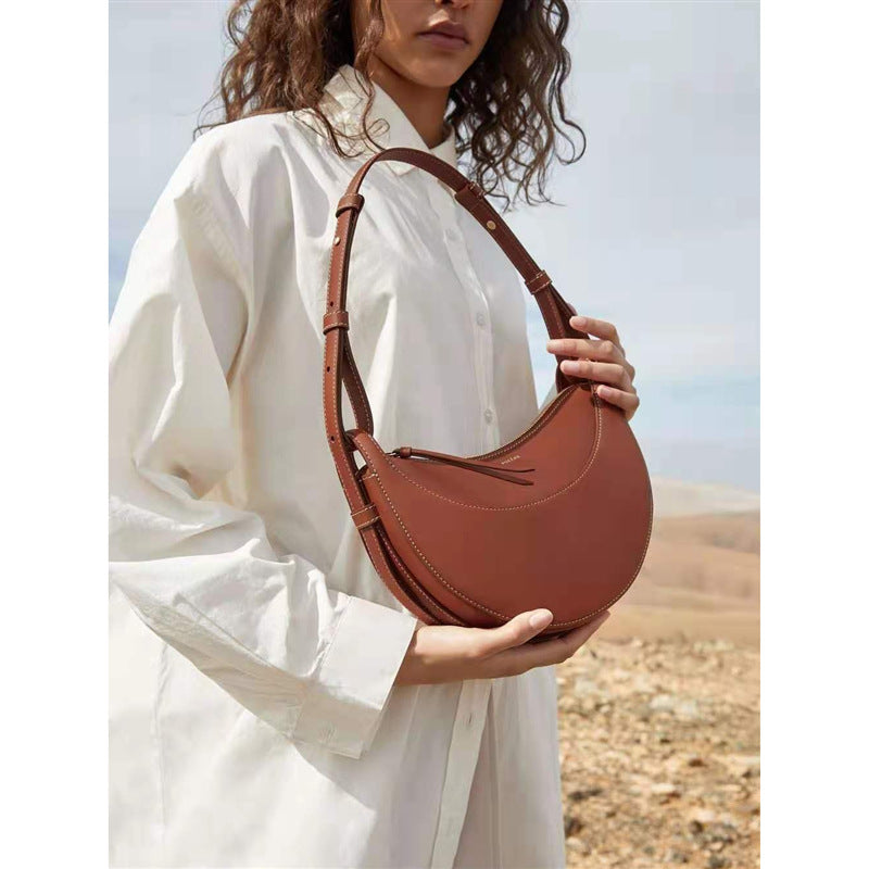 Sac d’Épaule Minimaliste Souple Femme
