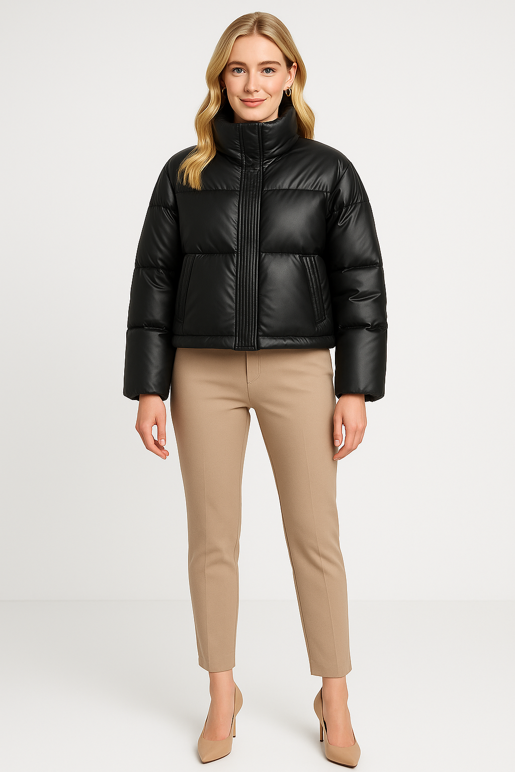 Doudoune Matelassée Courte Femme