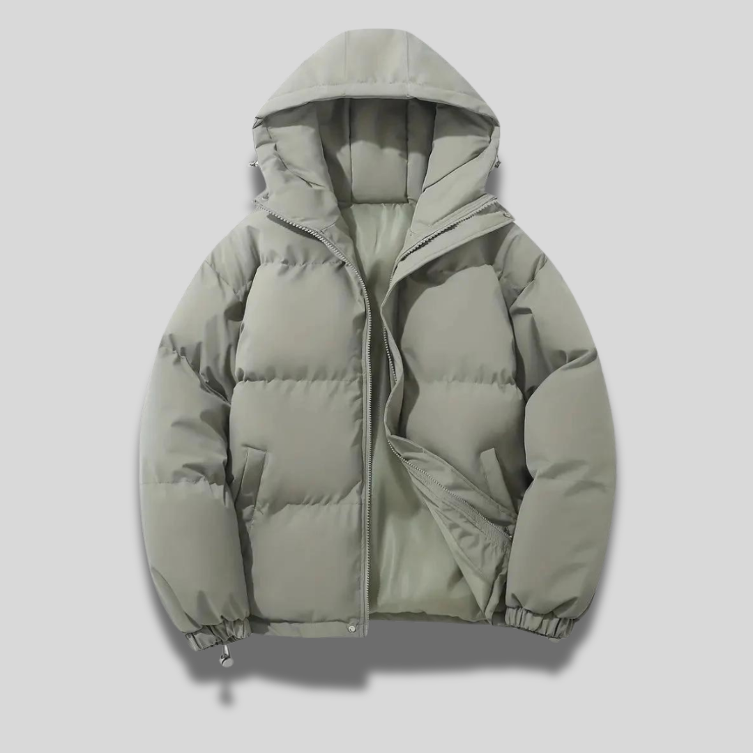 Insulated coat with stitching detail regular fit