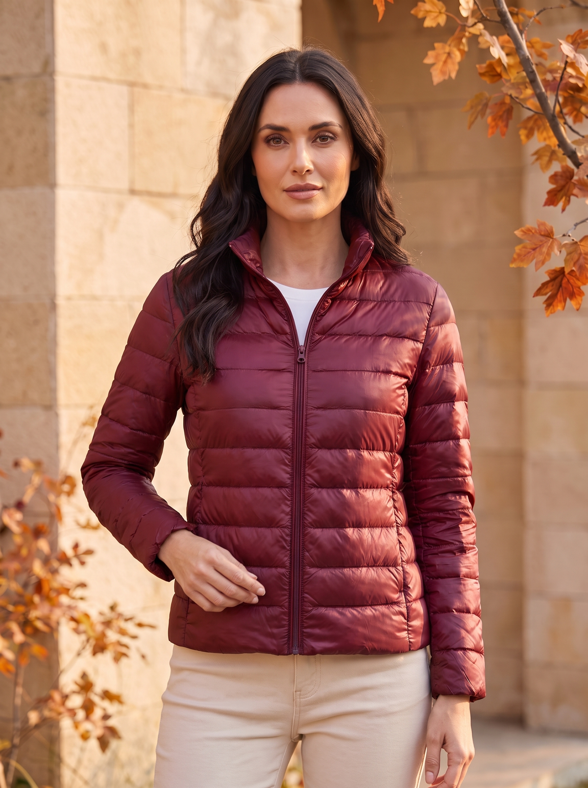 Women's padded jacket for fall