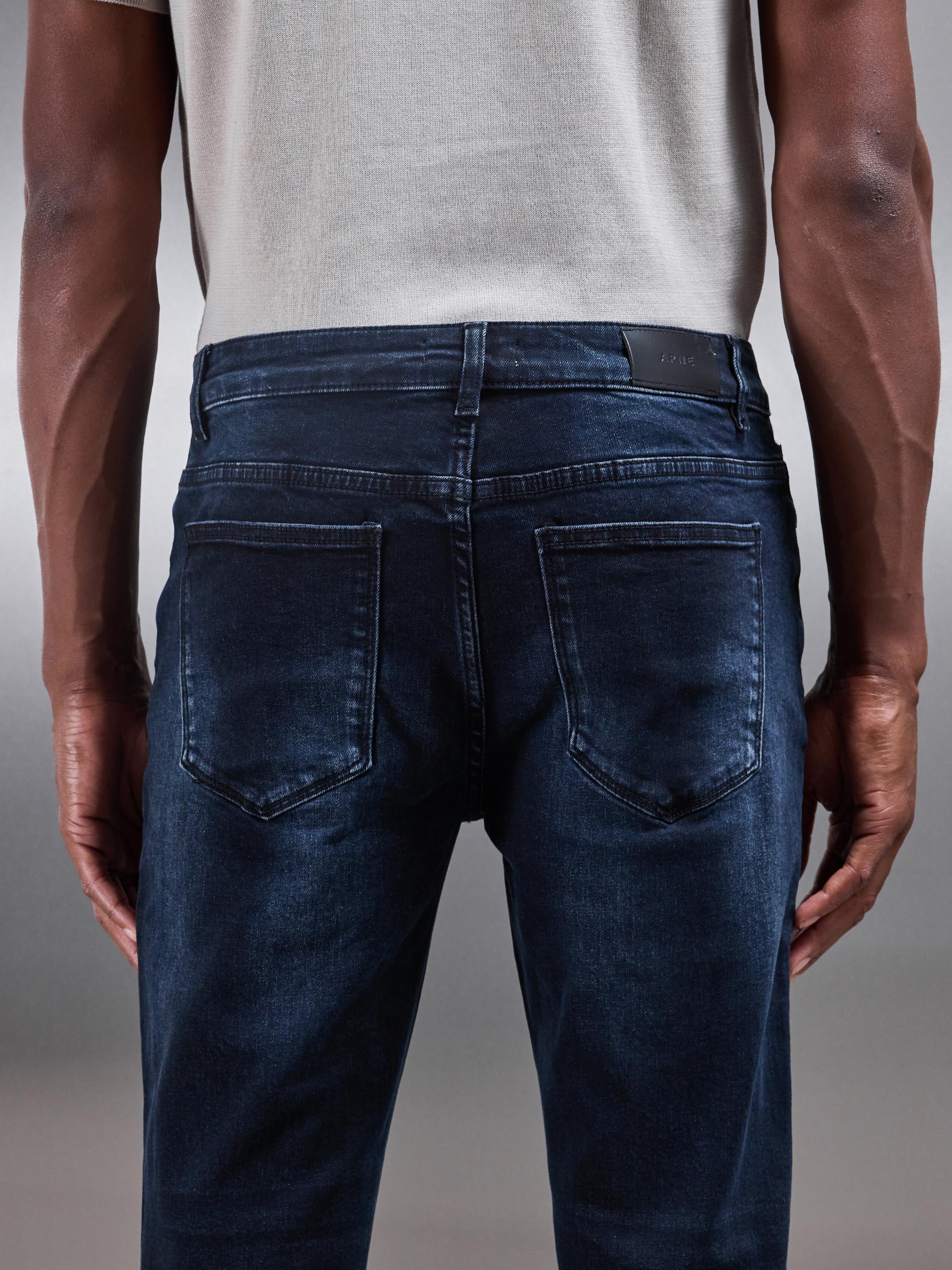 Jean Slim Fit Bleu de Minuit pour Homme