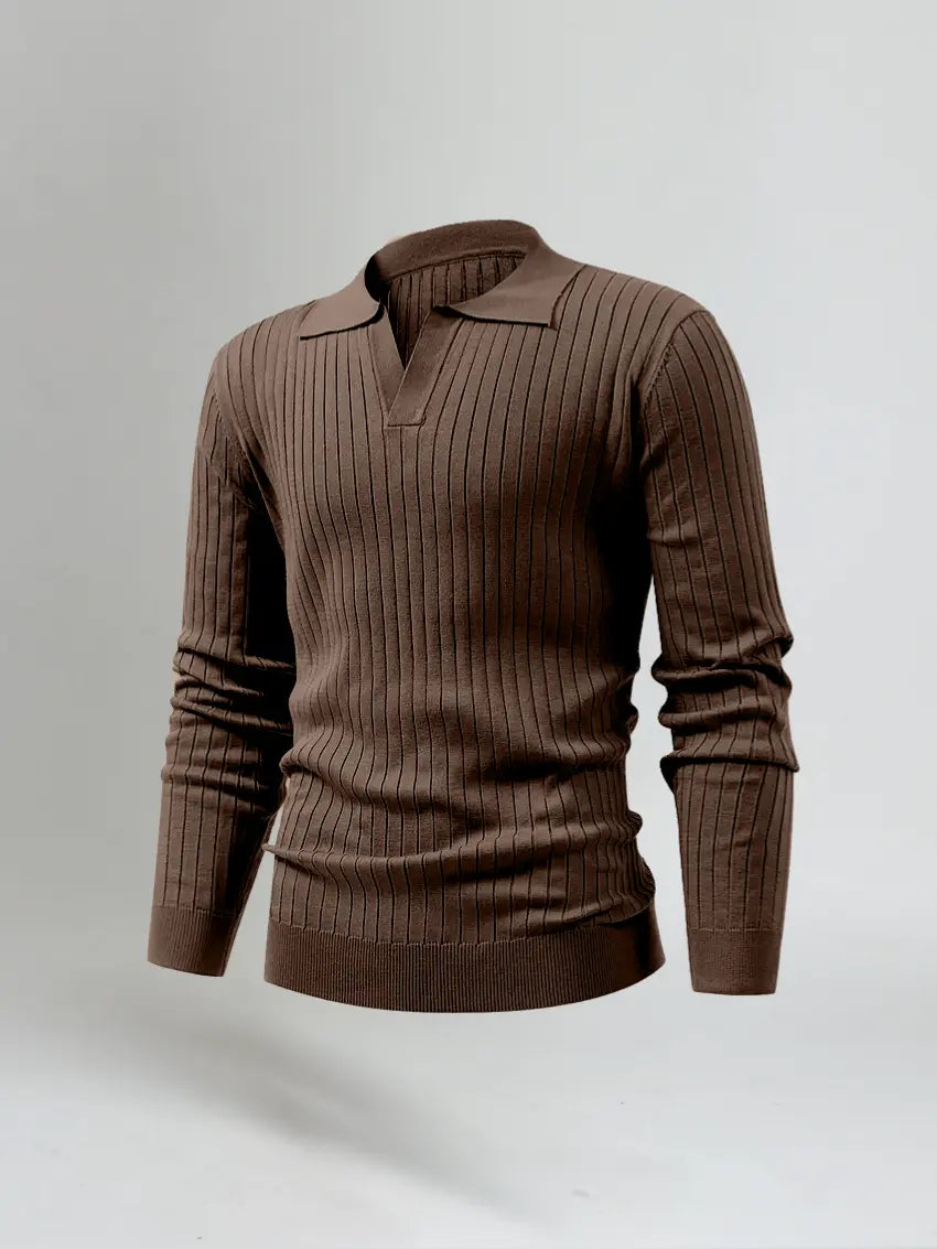 Men's Long Sleeve Polo Shirt