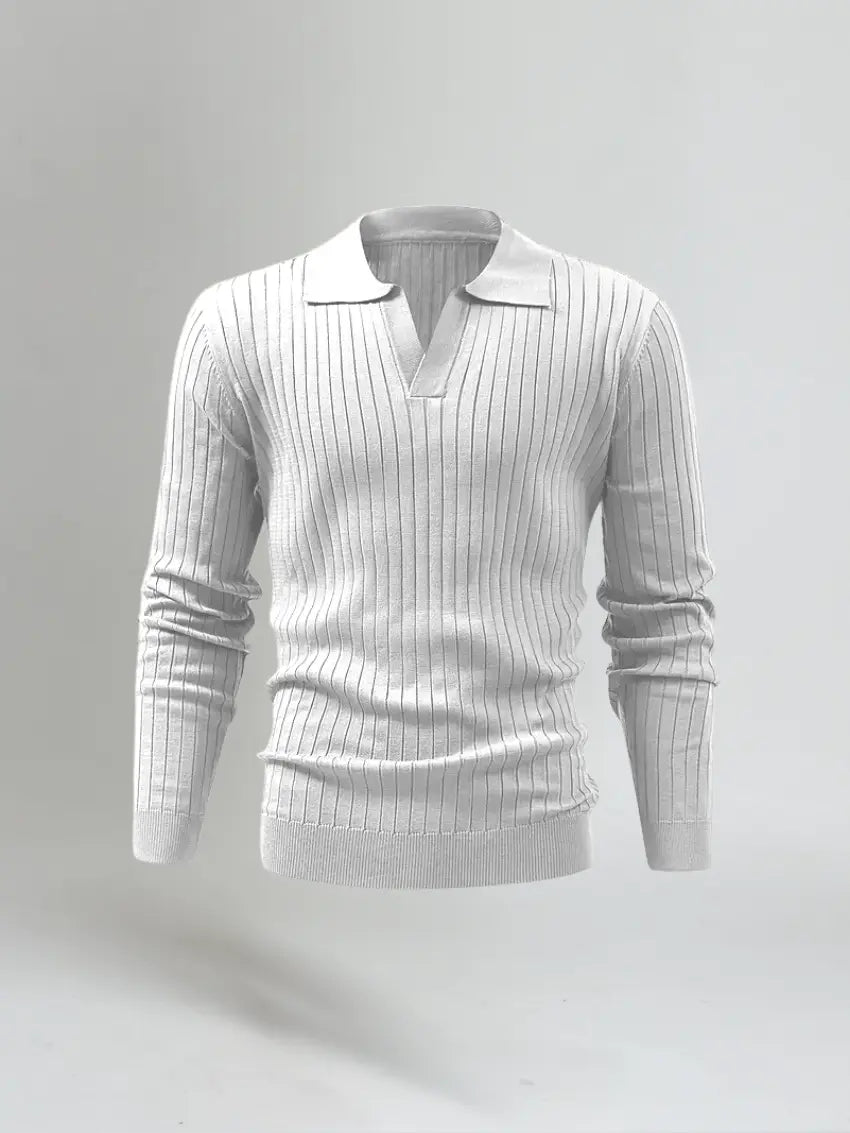Men's Long Sleeve Polo Shirt