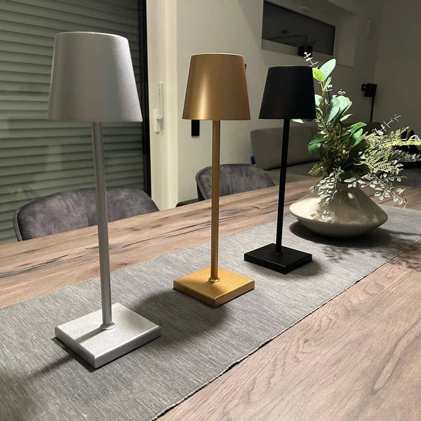 Lampe Métallique Sans Fil Rechargeable LED