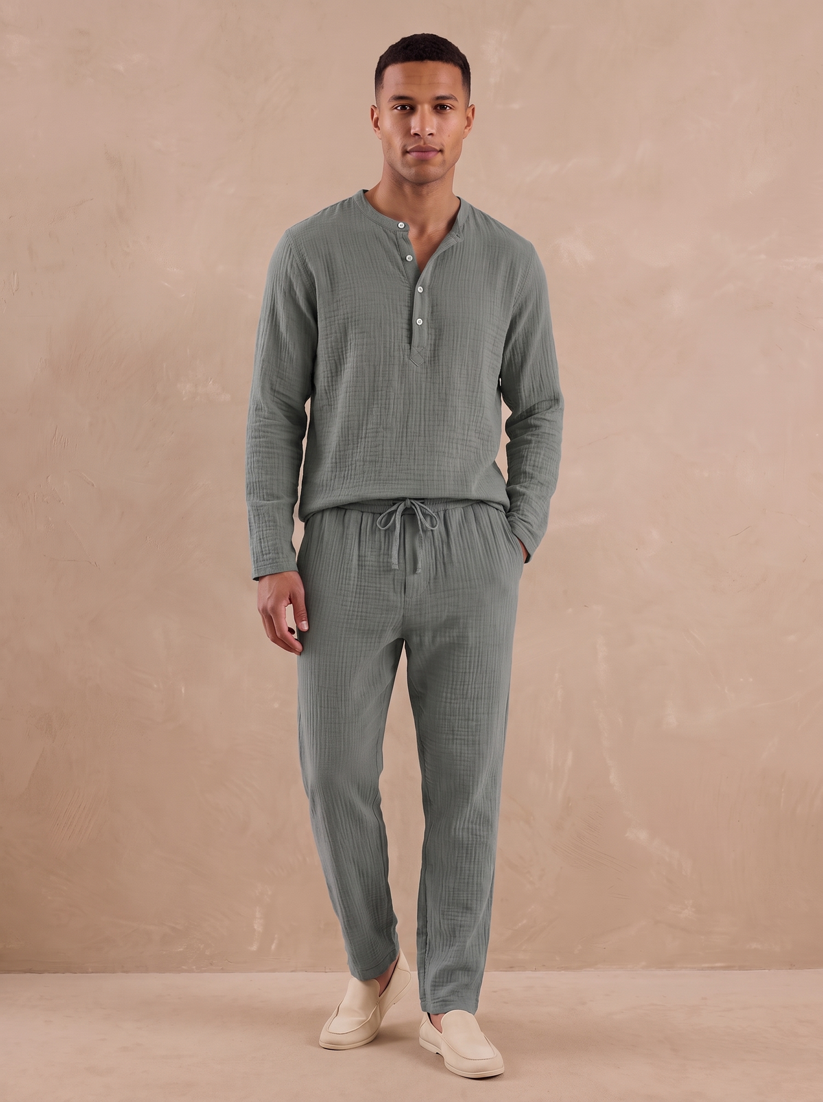 Men's cotton clothing set