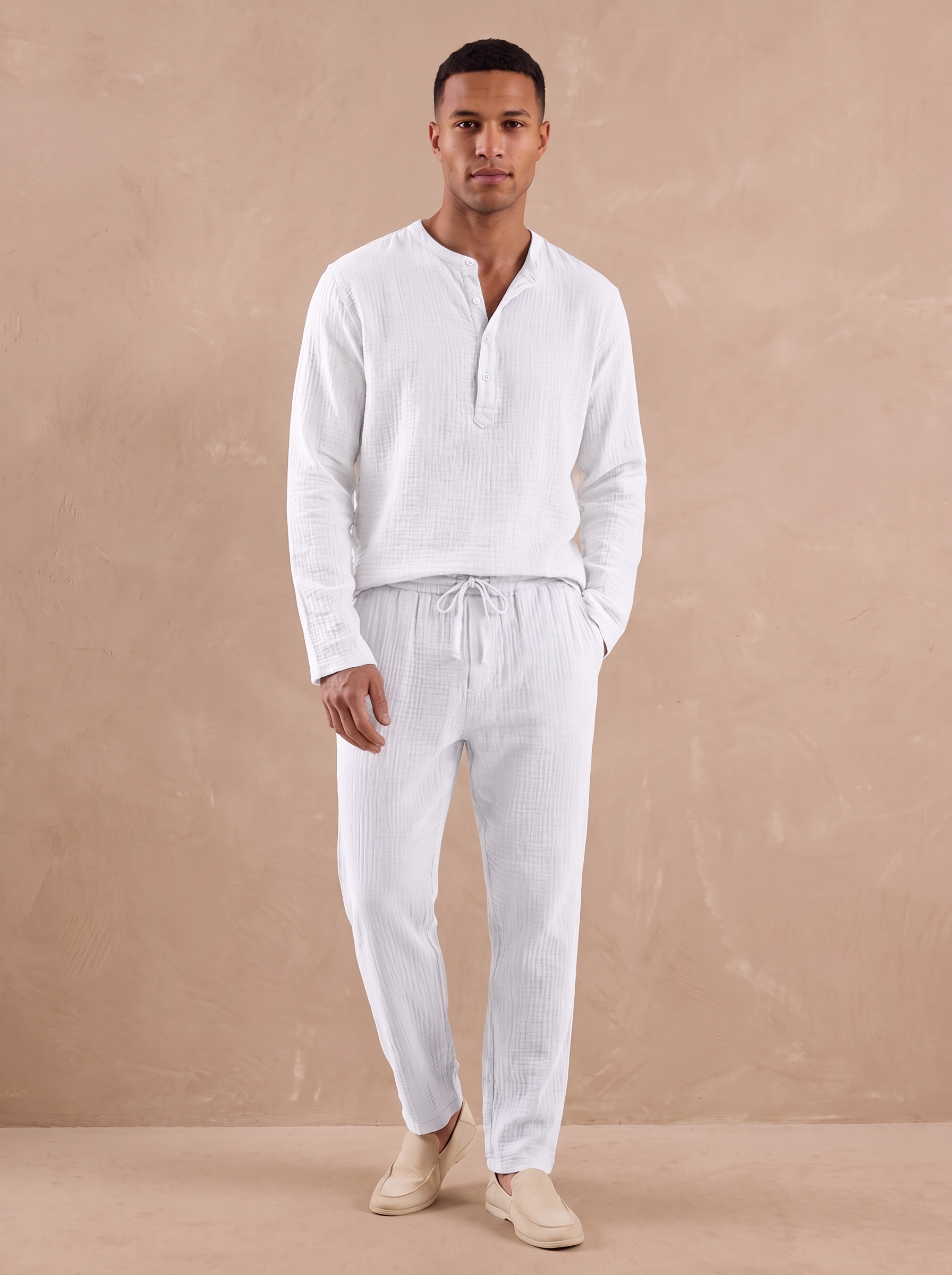 Cotton lounge set for men