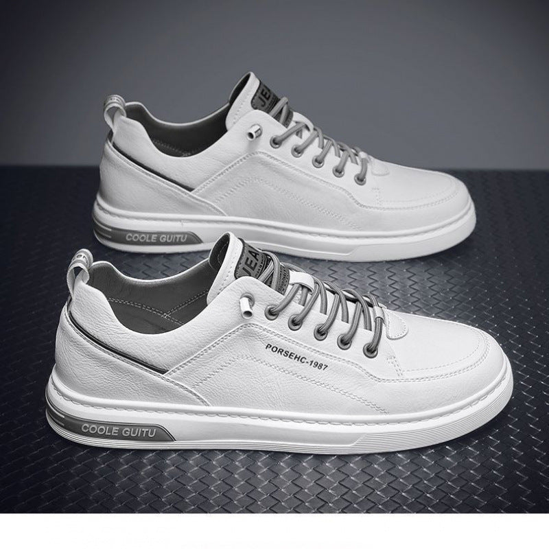Men's lace-up trainers with cushioned interior and reinforced heel