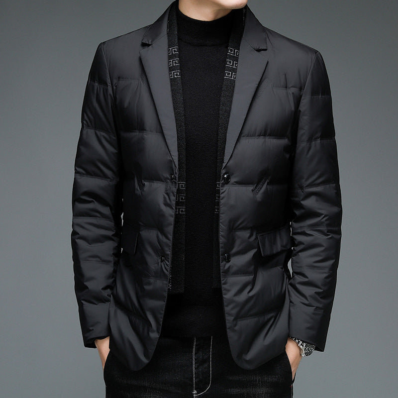 Veste Hiver Duvet de Canard & Élégance Homme