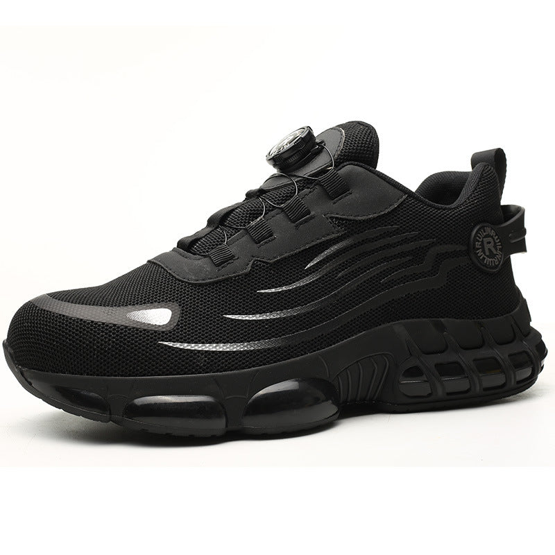 Structured trainer with rubber outsole for movement