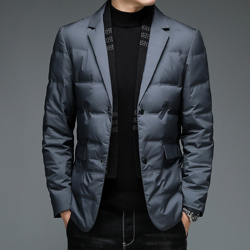 Veste Hiver Duvet de Canard & Élégance Homme