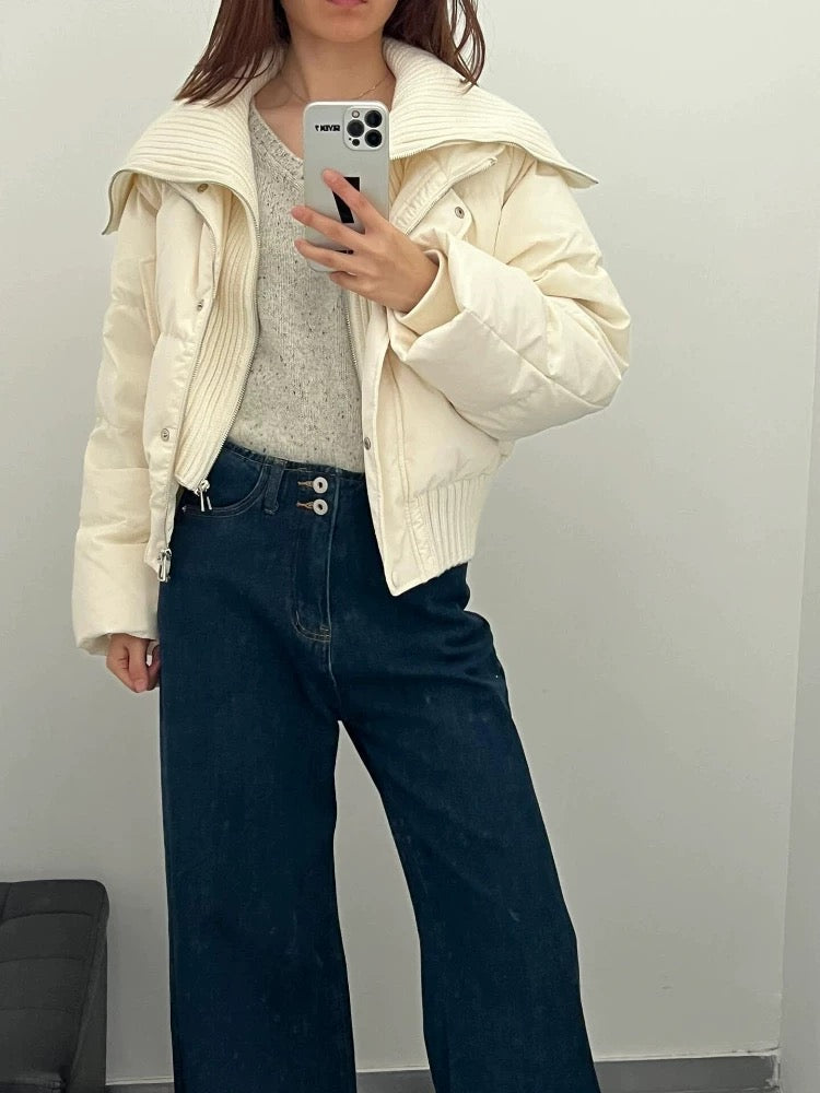 Padded Puffer Jacket Oversized Fit Women 8