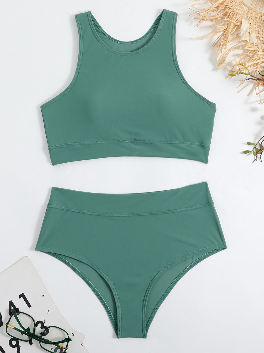 Polyester Bikini Set Slim Fit Women 6