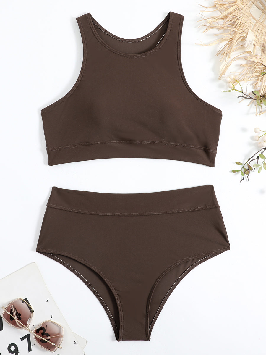 Polyester Bikini Set Slim Fit Women 8