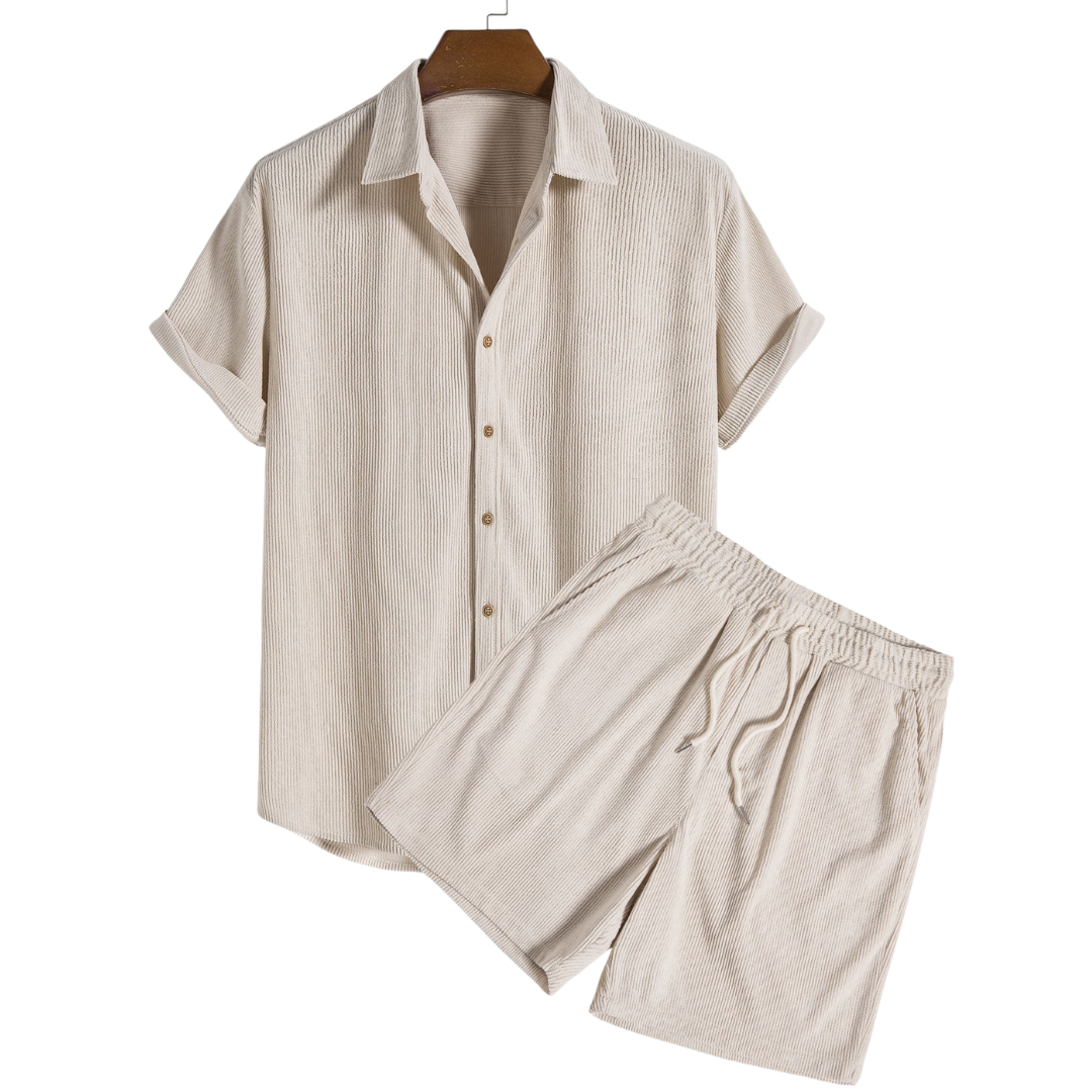 Men's matching shirt and trousers for everyday wear