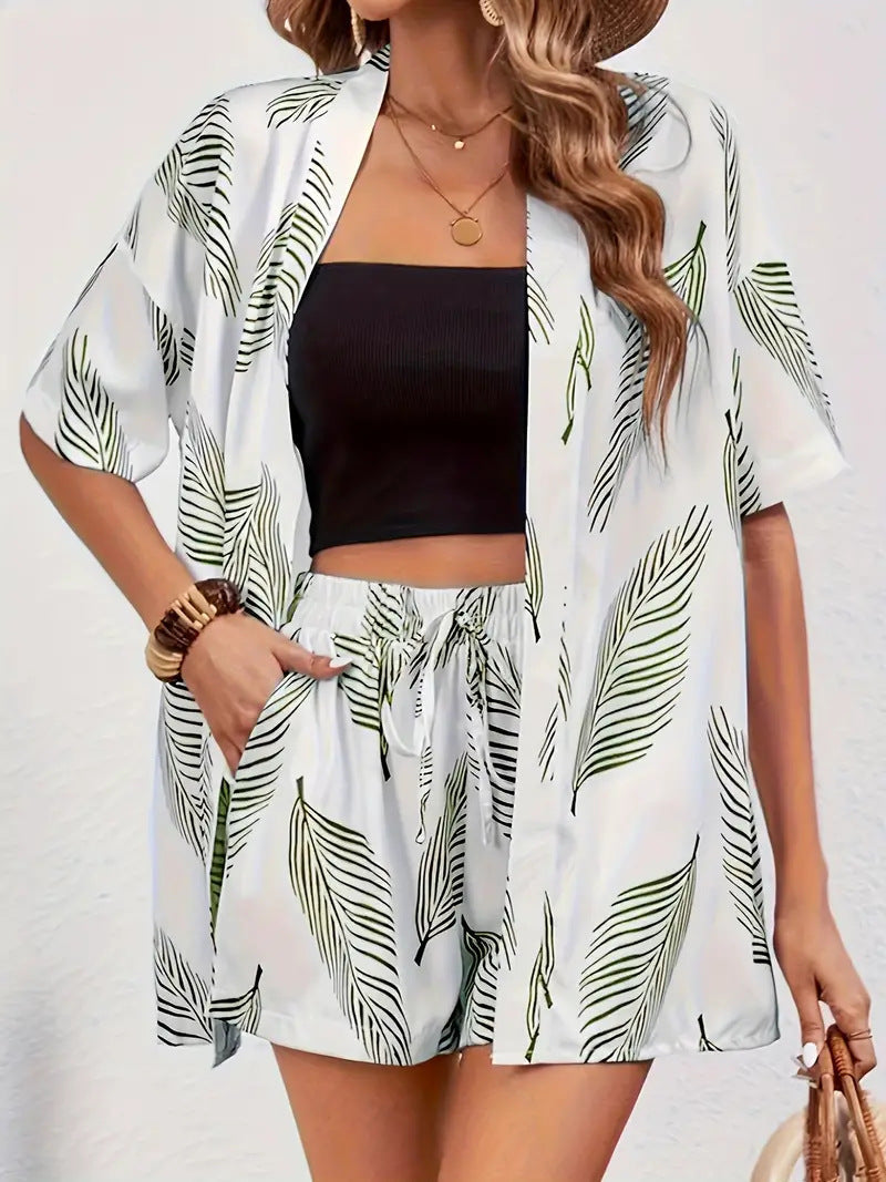 Women's casual short set for holidays and warm-weather occasions