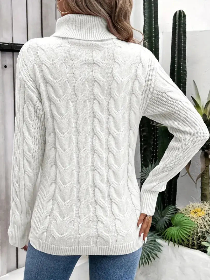 Pull Tricoté Détendu Femme