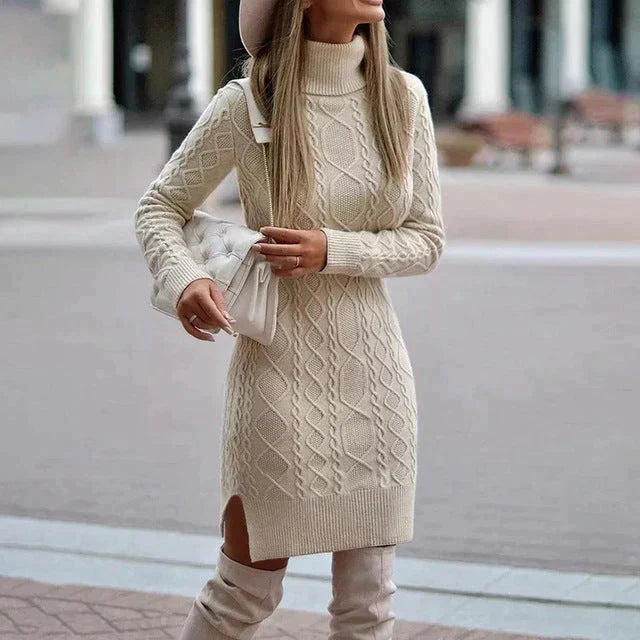 Robe-Pull Coupe Slim Femme