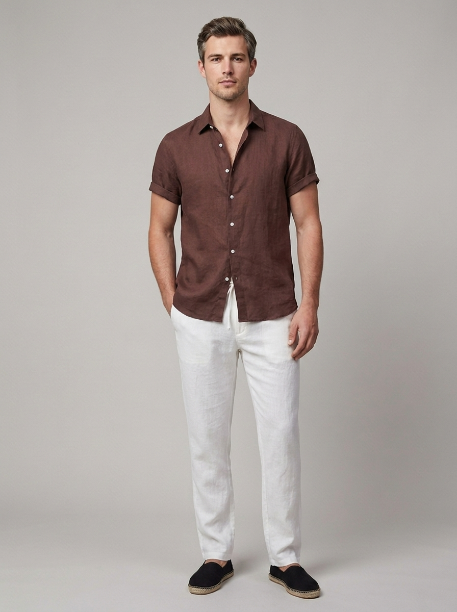 Comfortable short sleeve set for weekend wear