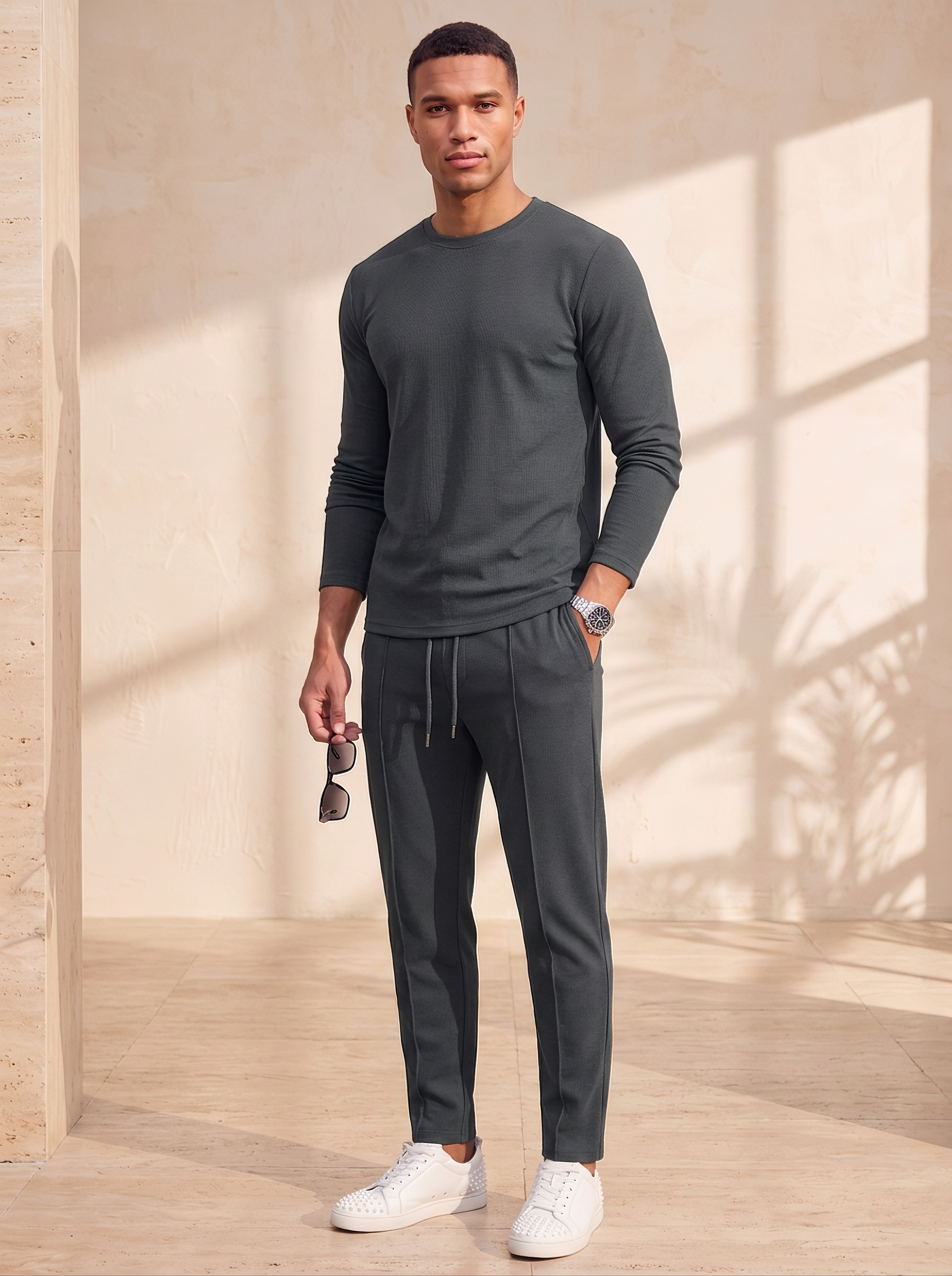 Men's cotton tracksuit set